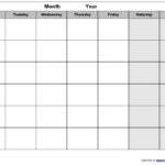 Print Calender Start Monday Blank Example Calendar Printable