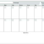 Printable 2 Week Blank Calendar Template Calendar Template Printable