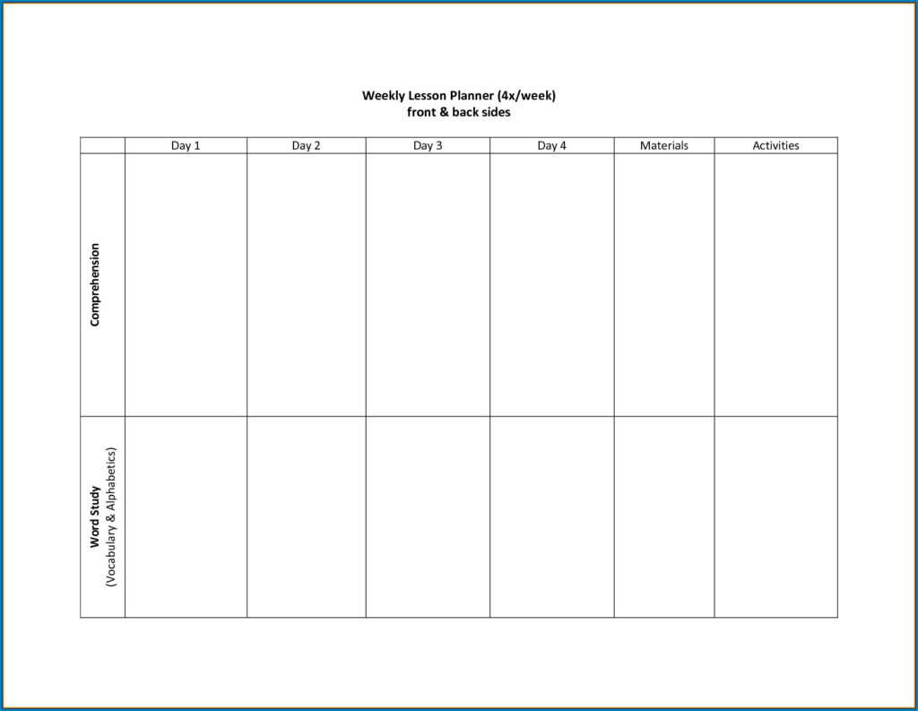 Printable 2 Week Blank Calendar Template Example Calendar Printable