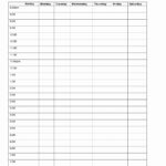 Printable Blank 12 Week Calendar Template Weekly Planner Template