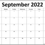 September 2022 Calendar Free Printable Calendar Templates