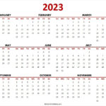 2023 Calendar Template Online January To December 2023 Calendar