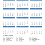 2023 United States Calendar With Holidays