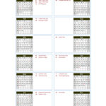 2023 Yearly Calendar Template Vertical Design Free Printable Templates