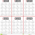 3 Year Calendar Printable 2021 2022 2023 Month Calendar Printable