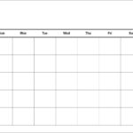 7 Day Calendar Template Blank Calendar Pages Free Printable Calendar