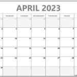 April 2023 Calendar Free Printable Calendar Templates