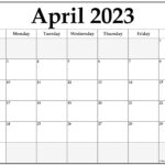 April 2023 Calendar Free Printable Calendar Templates