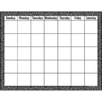 Black white Crazy Circles Blank Calendar Chart Wall Desk Calendars