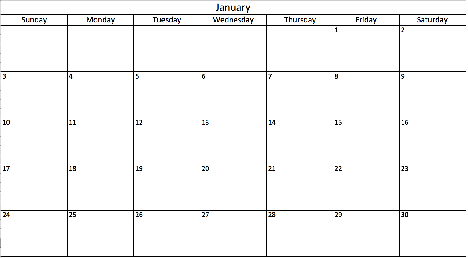 Blank Square Calendar 1 31 Days Free Printable 2024 FreeBlankCalendar com