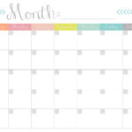 Blank Calendar 2020 Printable Monthly Payday Bills And Due Date