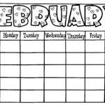 Blank Calendar Free Print Kids Calendar Free Printable Calendar