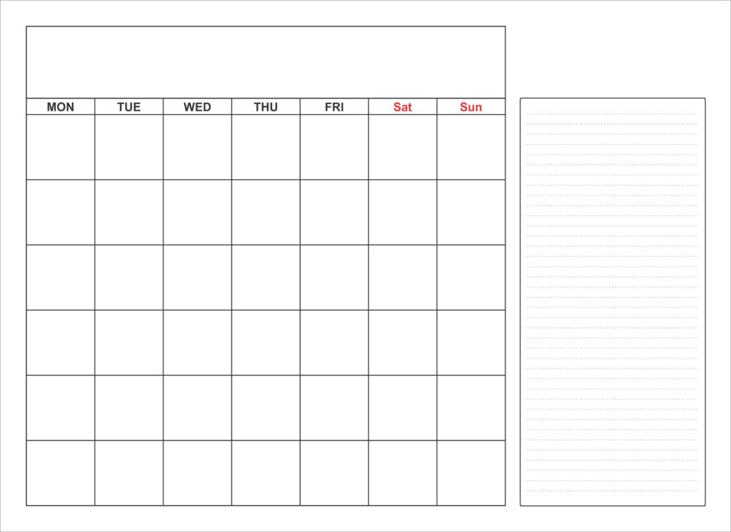 Blank Calendar Template blankcalendar template Excel Calendar 