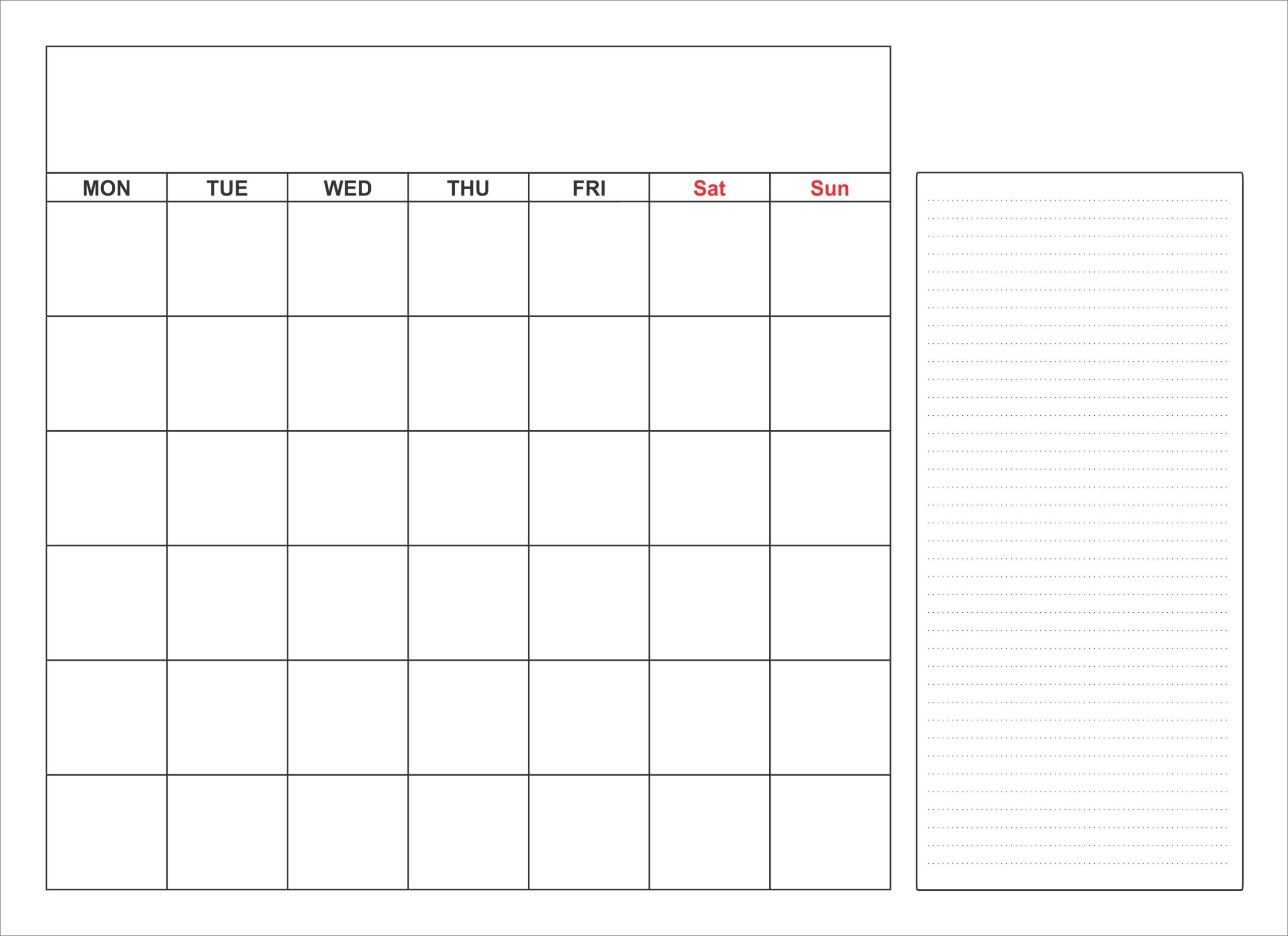 Blank Calendar Template blankcalendar template Excel Calendar