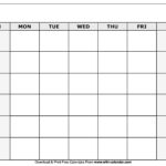 Blank Monthly Calendar Calendar Printables Free Blank Calendar