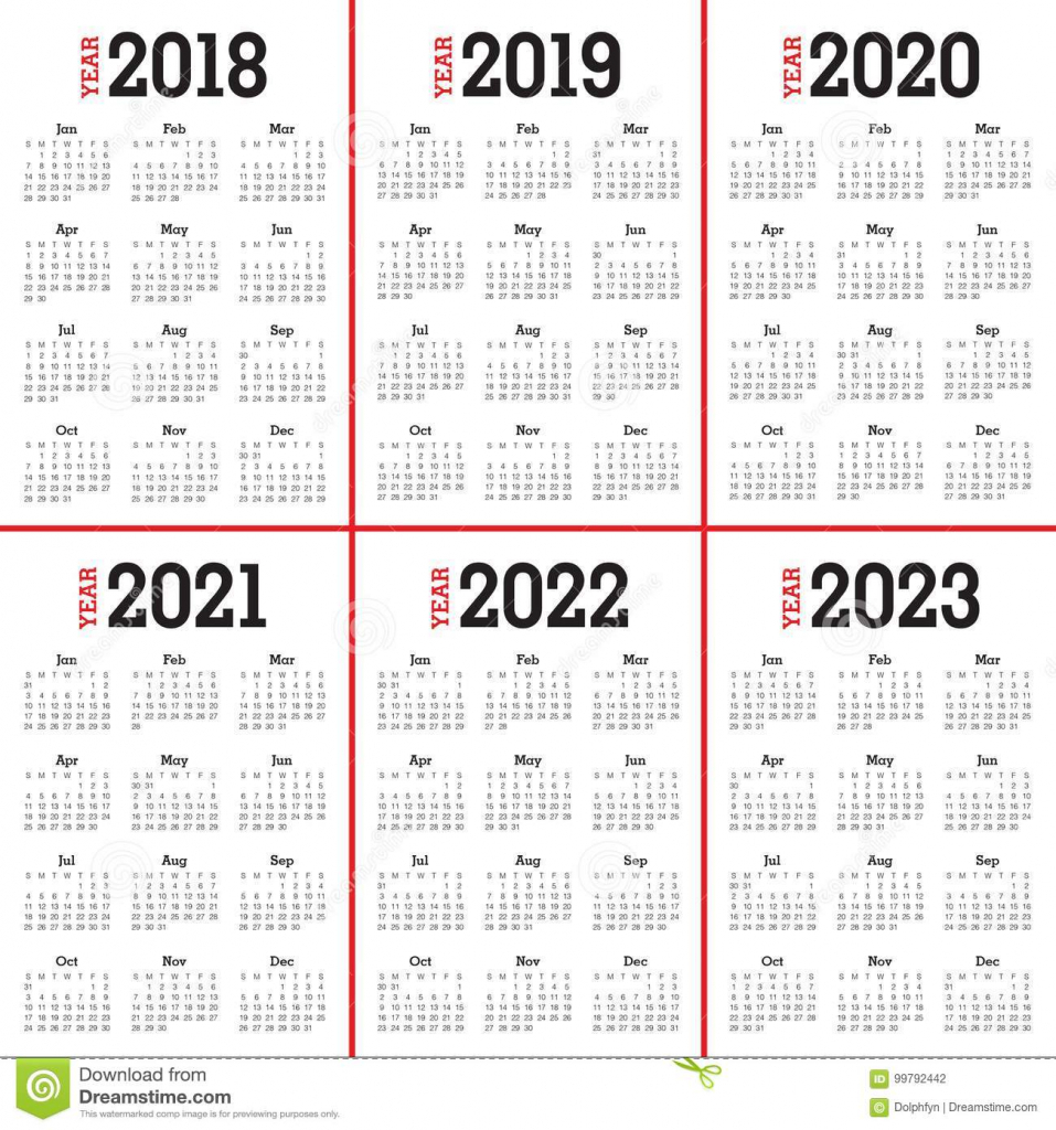 Calander Next 10 Years Calendar Template 2021