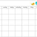 Calendar Blank For Printing Calendar Printable Free