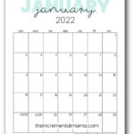 Cute 2022 Printable Calendar 12 Free Printables To Get Organized