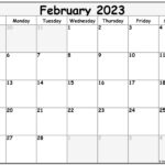 February 2023 Calendar Free Printable Calendar Templates