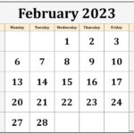 February 2023 Calendar Free Printable Calendar Templates