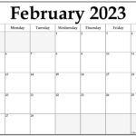 February 2023 Calendar Free Printable Calendar Templates