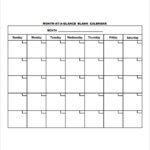 FREE 15 Sample Blank Calendar Templates In PDF
