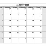 Free 2022 Blank Calendar Templates CalendarLabs