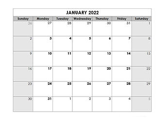 Free 2022 Blank Calendar Templates CalendarLabs