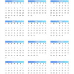Free Blank Calendar 2022 Template In PDF