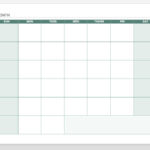 Free Monthly Calendar Template Word Excel PDF