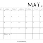 May 2022 Calendar Printable PDF US Holidays 2022 Blank Calendar