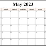 May 2023 Calendar Free Printable Monthly Calendars