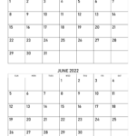 May And June 2022 Calendar Calendar Quickly