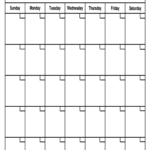 Month At A Glance Blank Calendar Template Calendar Inspiration Design