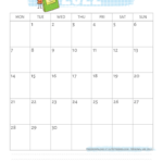 November 2022 kids calendar printable Cute Freebies For You