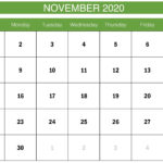 2020 November Calendar Download For Free November Calendar Calendar