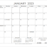 2023 Calendar Templates And Images