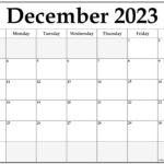 December 2023 Calendar Free Printable Calendar Templates