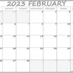 February 2023 Calendar Free Printable Calendar Templates