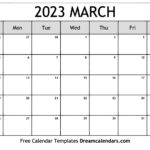 March 2023 Calendar Free Blank Printable Templates