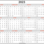 20 5 Year Calendar 2019 To 2023 Free Download Printable Calendar