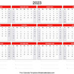 2023 Calendar