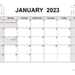 2023 Printable Calendar PDF Free Printable Templates