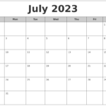 August 2023 Calendar Pages