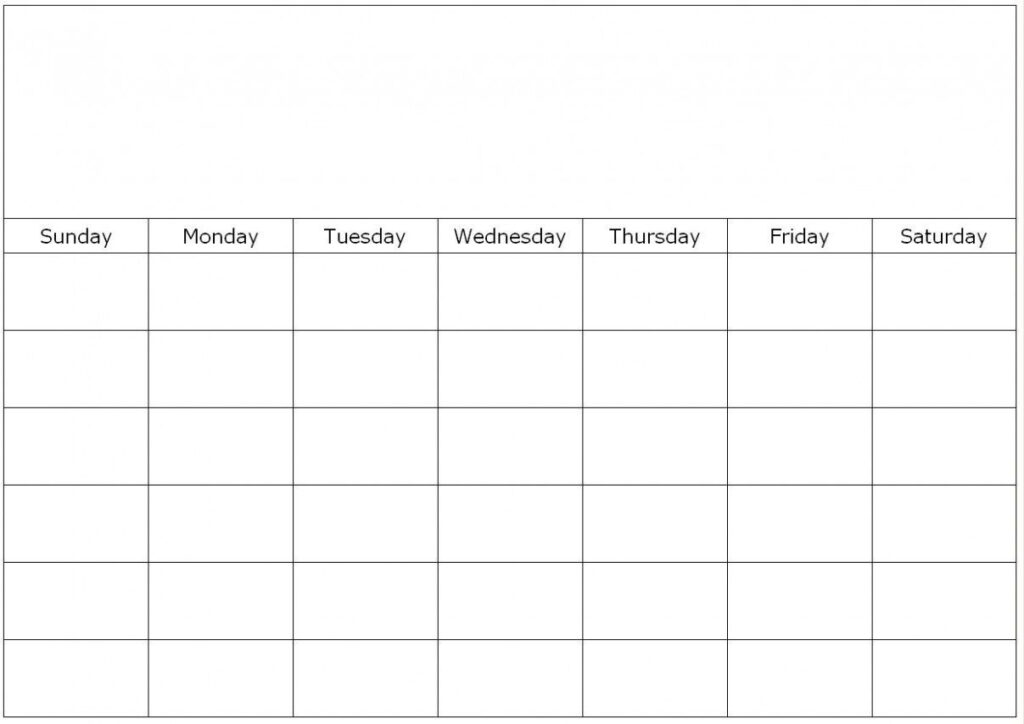 Calendar Template To Fill In 2 Things You Should Know Before Embarking 