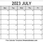 July 2023 Calendar Free Blank Printable Templates