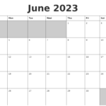 July 2023 Printable Calander