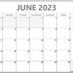 June 2023 Calendar Free Printable Monthly Calendars