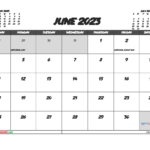 June 2023 Calendar Printable Free 3 Month Calendar In 2021 Calendar