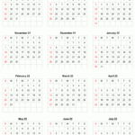 Printable 5 By 8 2021 Calendar 2021 Yearly Calendar Template